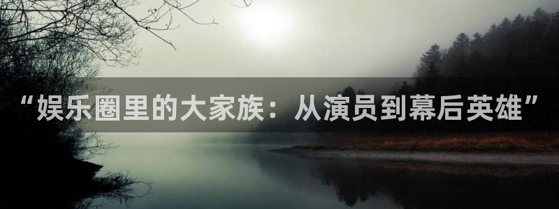 豪门国际链接：“娱乐圈里的大家族：从演员到幕后英雄”