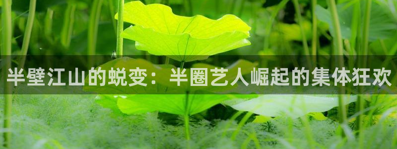 宁波豪门国际水会：半壁江山的蜕变：半圈艺人崛起的集体狂欢